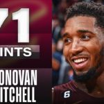 【NBAニュース】ドノバン・ミッチェルが1試合71得点を記録し7人目の70得点以上記録した選手に