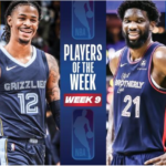 【NBAニュース】2023-24年シーズン第9週の週間最優秀選手が発表