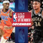【NBAニュース】2023-24年シーズン12月の月間最優秀選手選手が選出